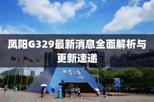 鳳陽G329最新消息全面解析與更新速遞
