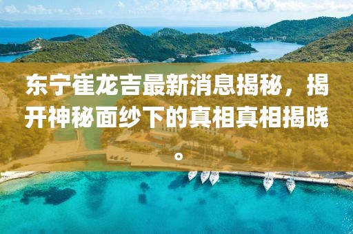 東寧崔龍吉最新消息揭秘，揭開神秘面紗下的真相真相揭曉。