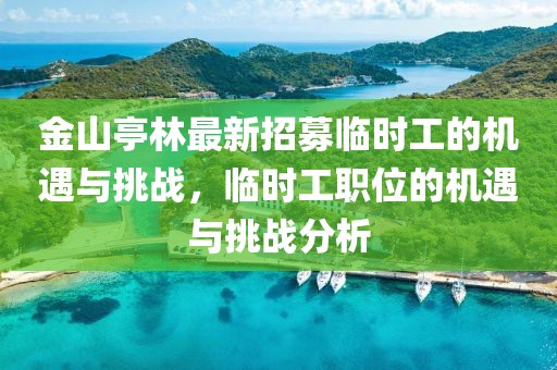 金山亭林最新招募臨時工的機遇與挑戰(zhàn)，臨時工職位的機遇與挑戰(zhàn)分析