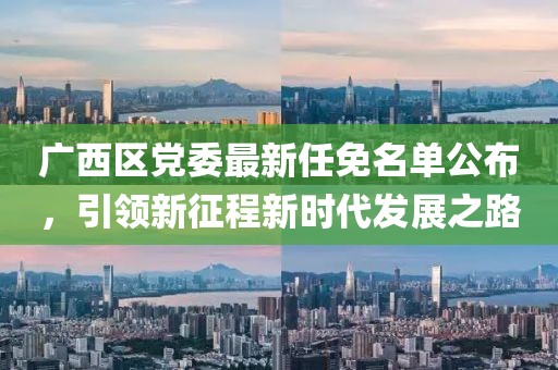 廣西區(qū)黨委最新任免名單公布，引領(lǐng)新征程新時代發(fā)展之路