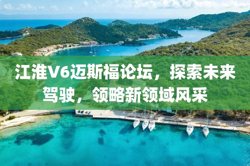 江淮V6邁斯福論壇，探索未來駕駛，領略新領域風采