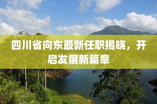 四川省向東最新任職揭曉，開啟發(fā)展新篇章