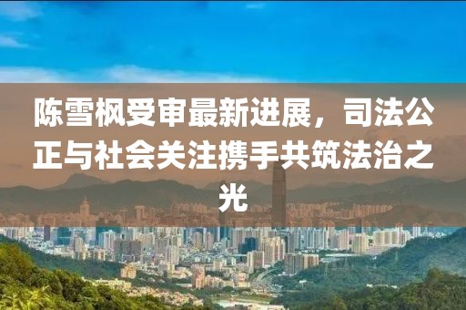陳雪楓受審最新進(jìn)展，司法公正與社會(huì)關(guān)注攜手共筑法治之光