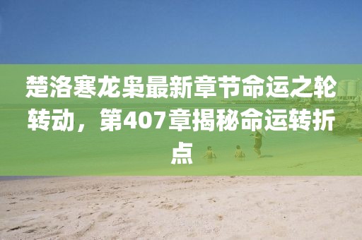 楚洛寒龍梟最新章節(jié)命運(yùn)之輪轉(zhuǎn)動(dòng)，第407章揭秘命運(yùn)轉(zhuǎn)折點(diǎn)