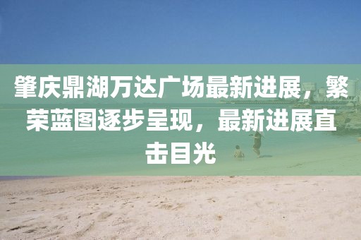 肇慶鼎湖萬(wàn)達(dá)廣場(chǎng)最新進(jìn)展，繁榮藍(lán)圖逐步呈現(xiàn)，最新進(jìn)展直擊目光