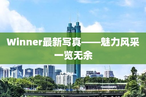 Winner最新寫真——魅力風(fēng)采一覽無余