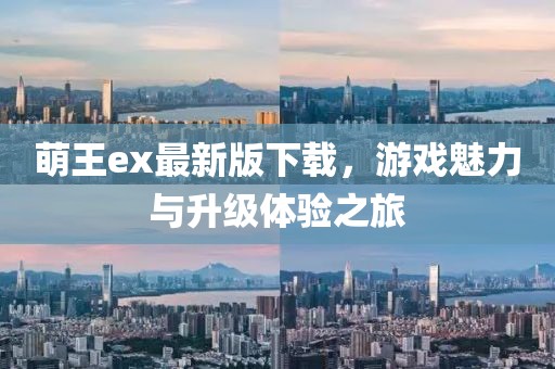 萌王ex最新版下載，游戲魅力與升級體驗之旅