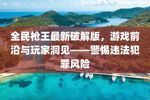 全民槍王最新破解版，游戲前沿與玩家洞見——警惕違法犯罪風(fēng)險(xiǎn)