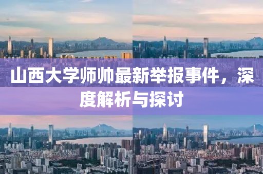 山西大學(xué)師帥最新舉報(bào)事件，深度解析與探討