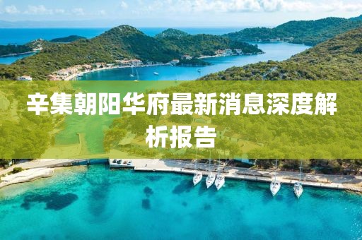 辛集朝陽華府最新消息深度解析報告